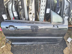 usa / portiera Negru fata dreapta coupe cabriolet / decapotabila Peugeot 207 CC (WD) 2007 > 2014